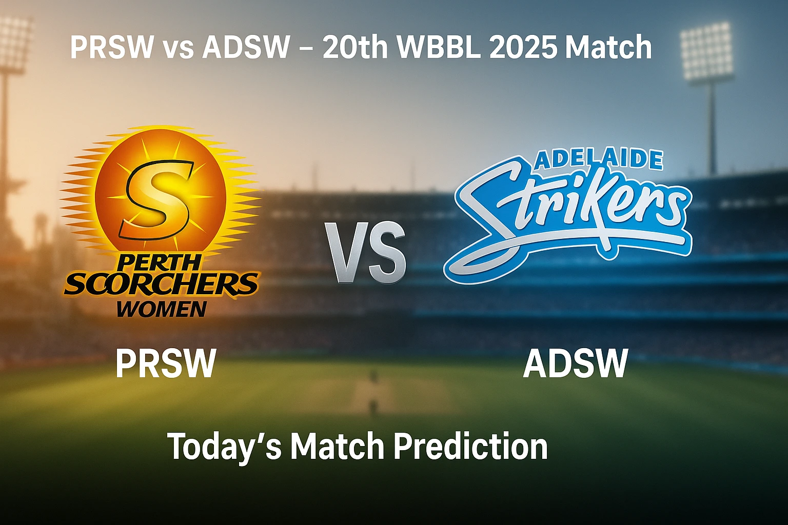 WBBL Match Prediction