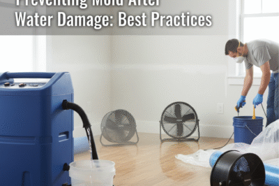Preventing Mold After Water Damage: Best Practices