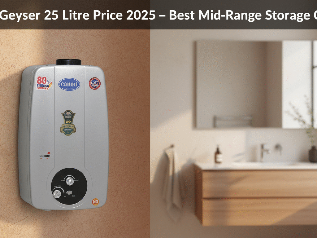 Canon Geyser 25 Litre Price 2025 – Best Mid-Range Storage