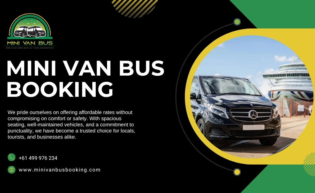 Book Mini Van Hire Sydney Airport & Reliable Mini Van Bus Rides