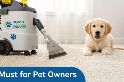 Carpet Cleaning Services: A Must for Pet Owners