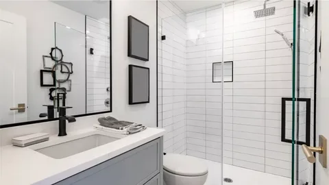 Walk-in shower installation