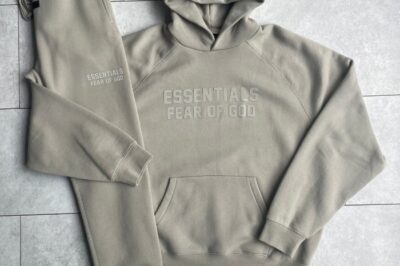 Essential Hoodie with Logo Patch