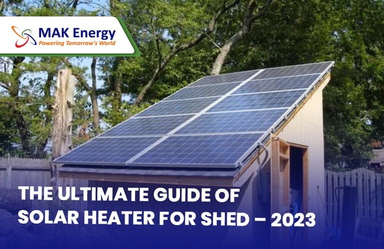 Solar Powered Heater for Shed