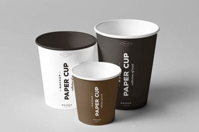 Custom Single Wall Paper Cups Aid Branding And Service