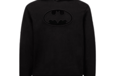 Black Batman Logo Hoodie