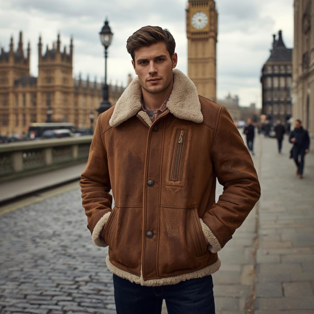 Sheepskin Jacket Mens