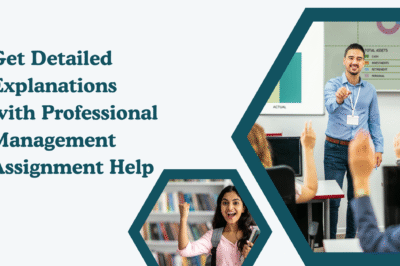 Get Detailed Explanations with Professional Management Assignment Help