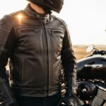 lightweight leather jacket for sport riding