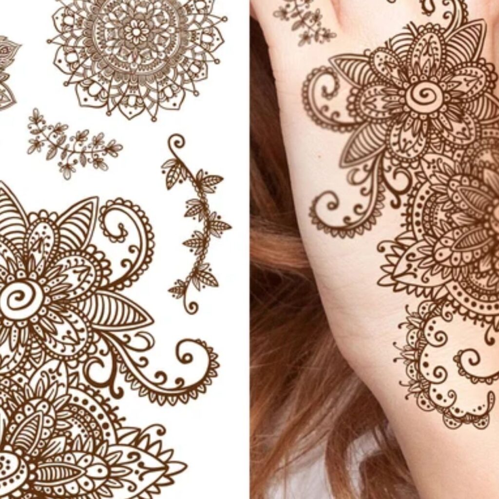 temporary henna tattoo dubai