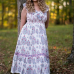 100% Cotton Angelica Dress for Women – Lightweight & Elegant Fit