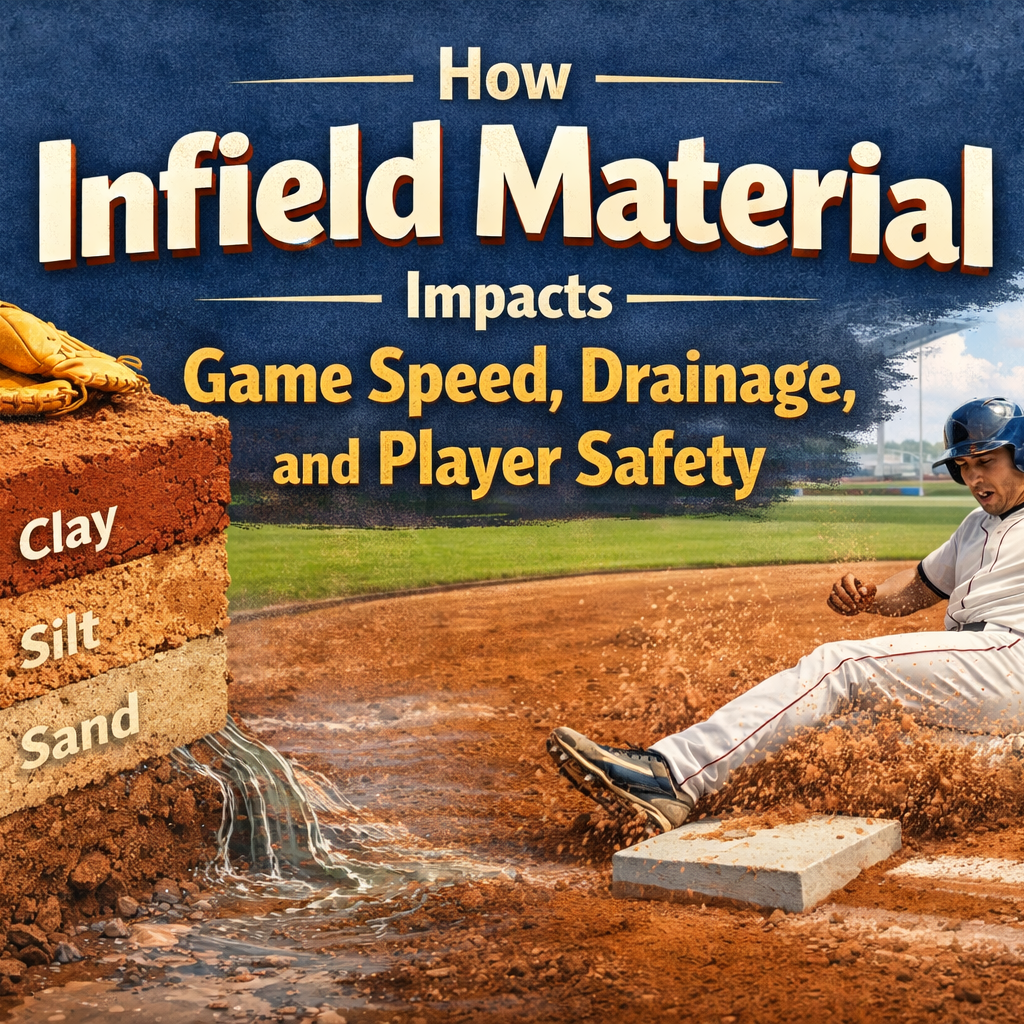 How Infield Material Impacts Game Speed, Drainage, and Player Safety
