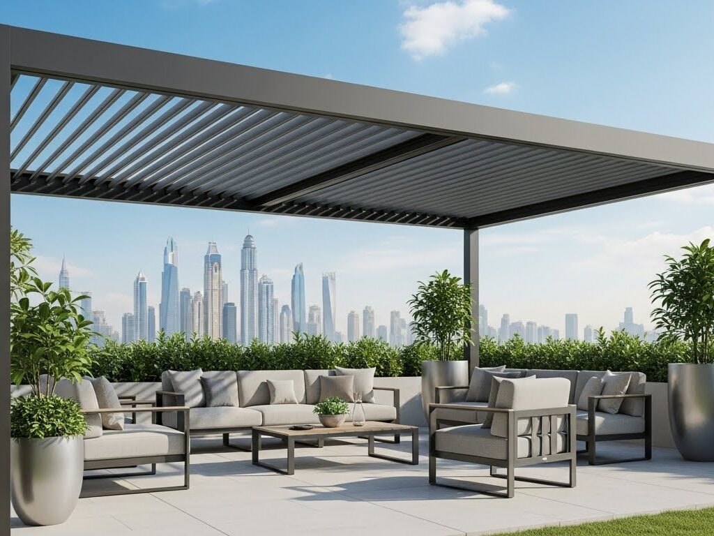 Aluminium Pergola Services in Dubai