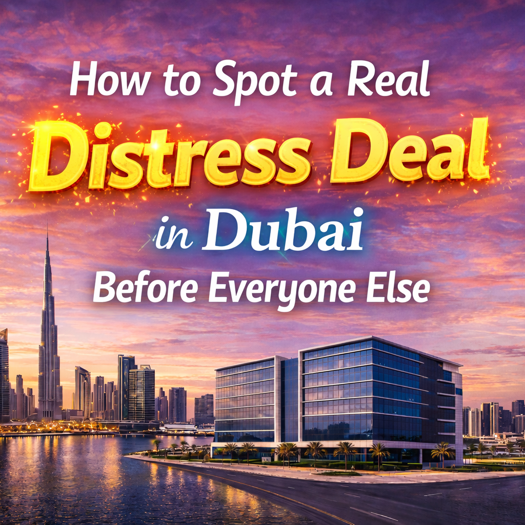 How to Spot a Real Distress Deal in Dubai Before Everyone Else
