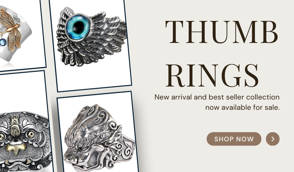 Crown Your Grip: The Bold Language of Thumb Rings