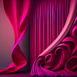 Brown Large Design Roman Blinds