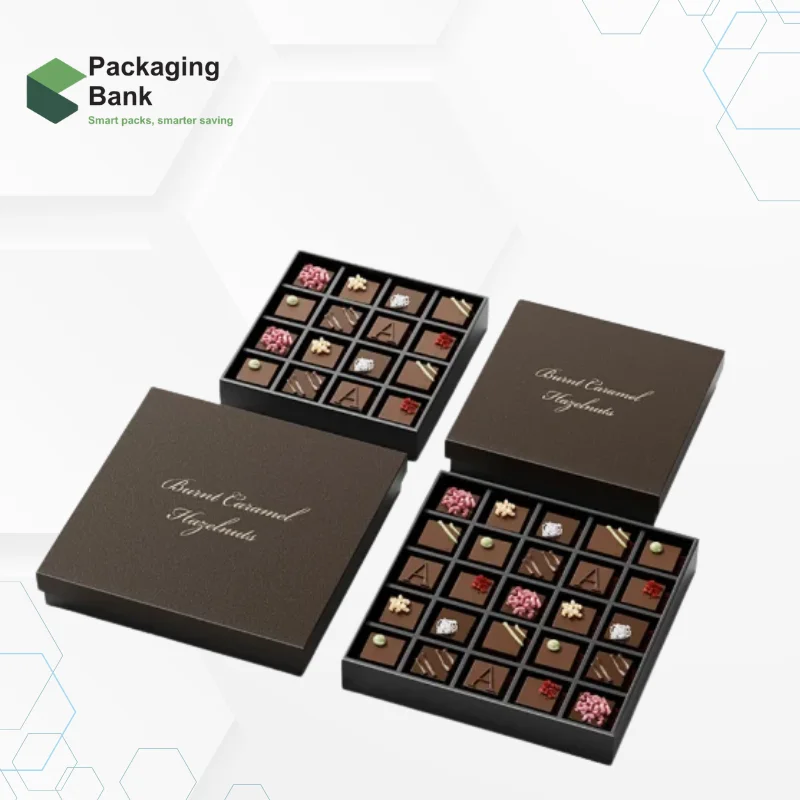 Custom Chocolate Boxes for Food Brands in the USA | Packaging Bank
