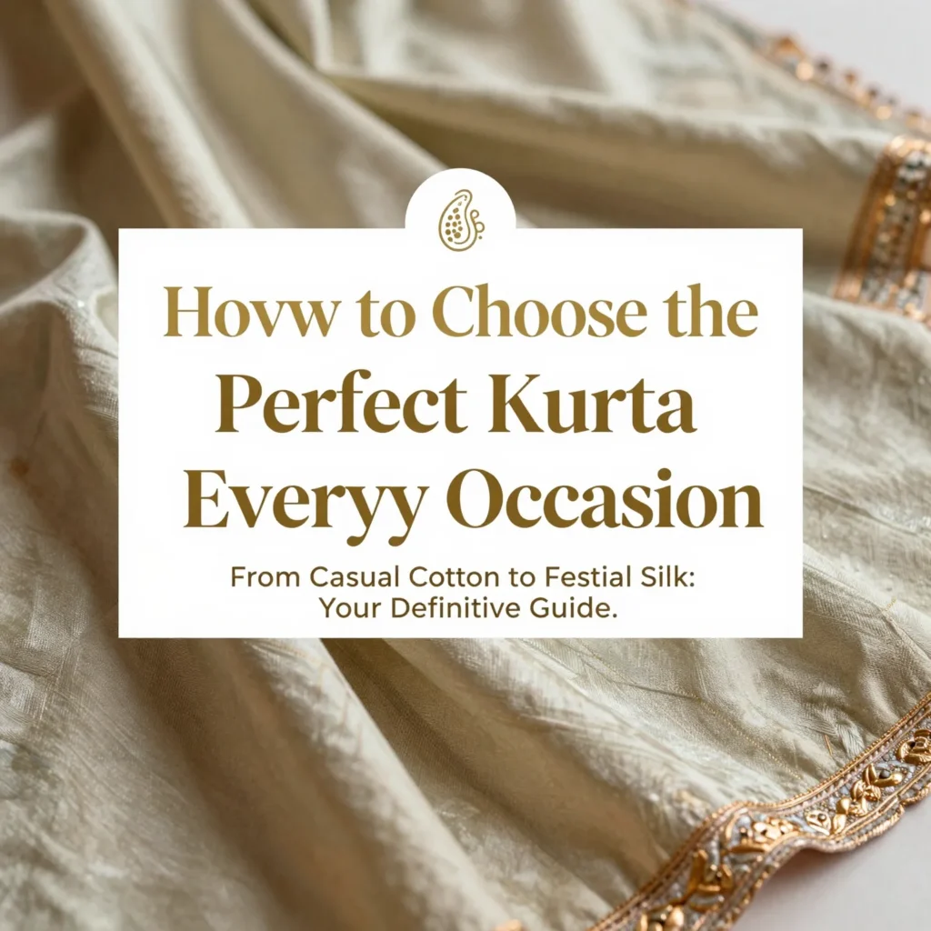 How to Choose the Perfect Kurta for Every Occasion