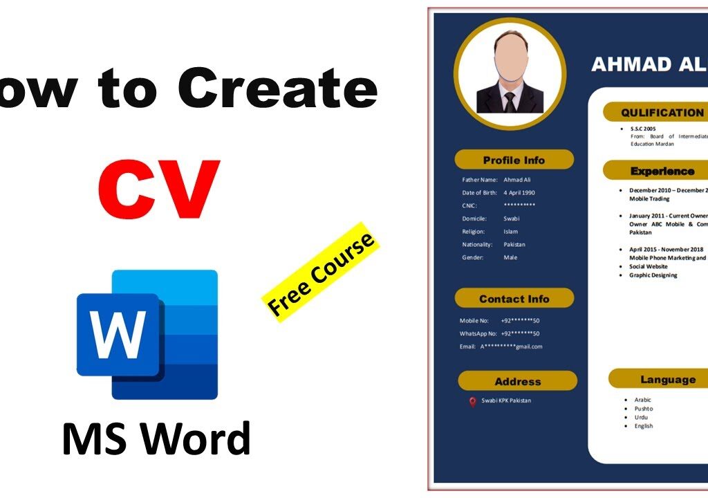 How to Quickly Create a CV?