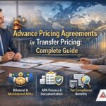 Professionals preparing an Advance Pricing Agreement APA document for a multinational corporation
