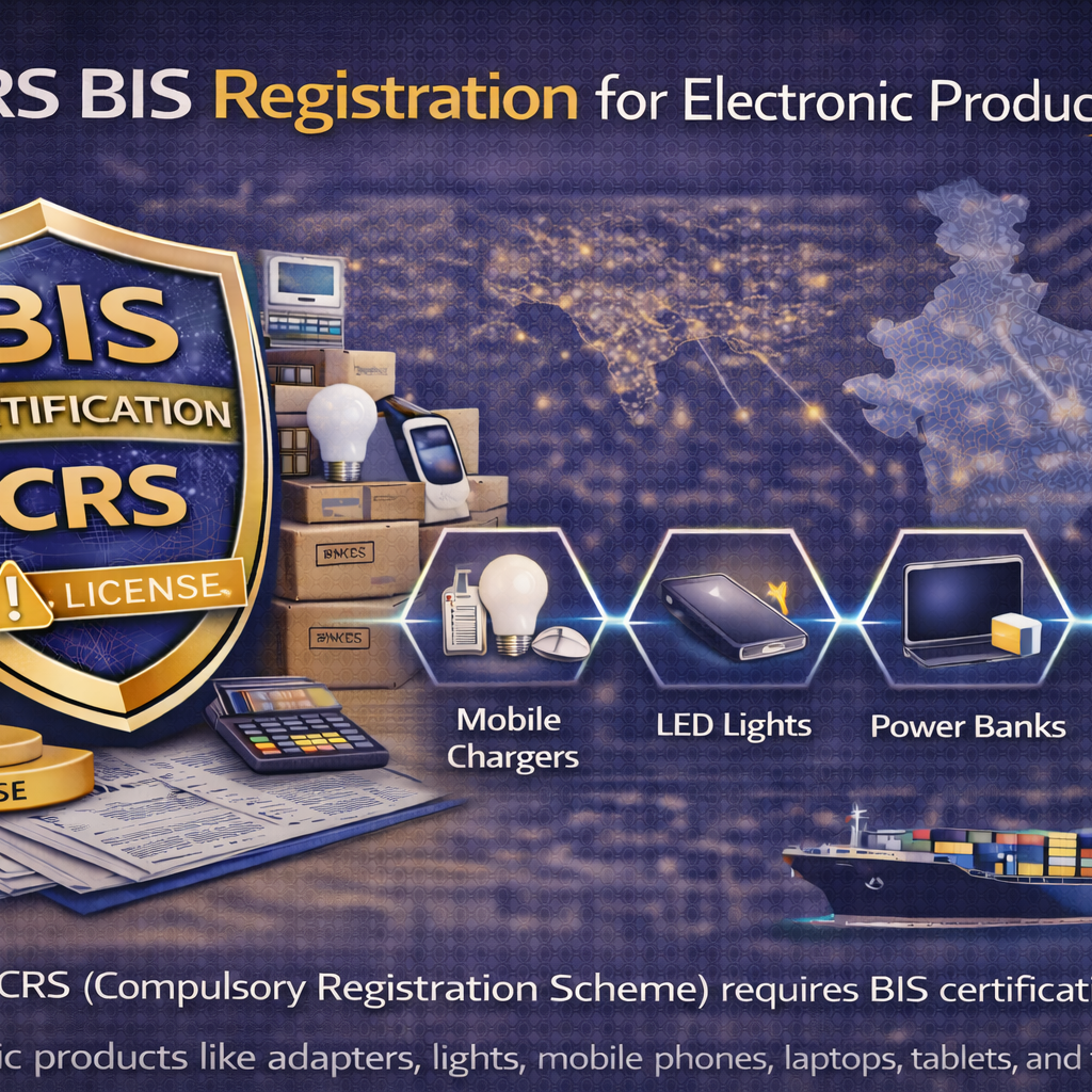 crs bis registration for electronic products