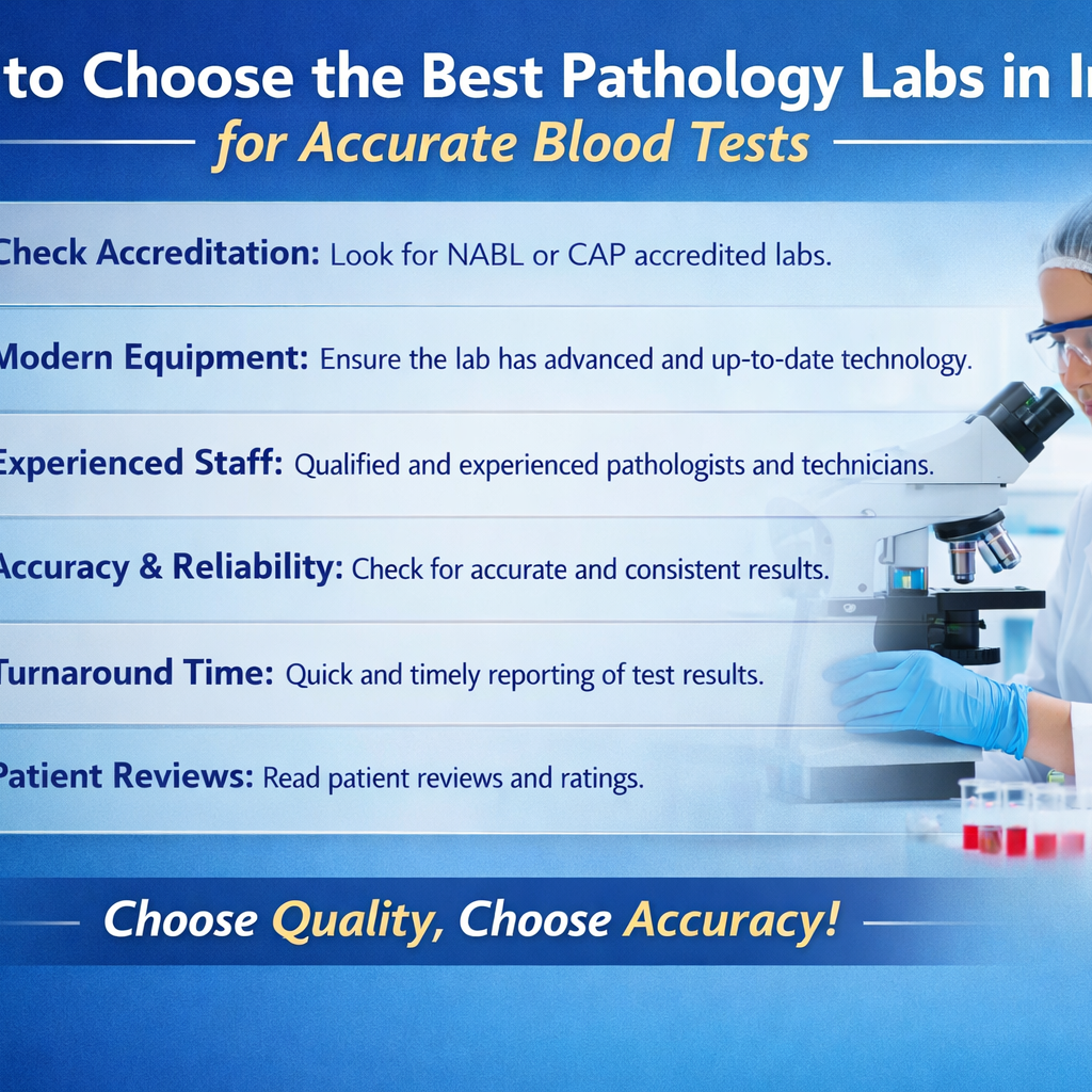 How to Choose the Best Pathology Labs in India for Accurate Blood Tests