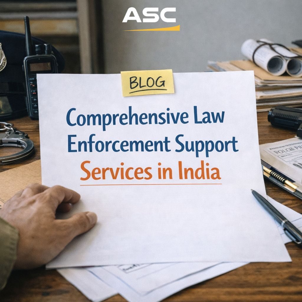 ASC Group law enforcement officers assisting community safety