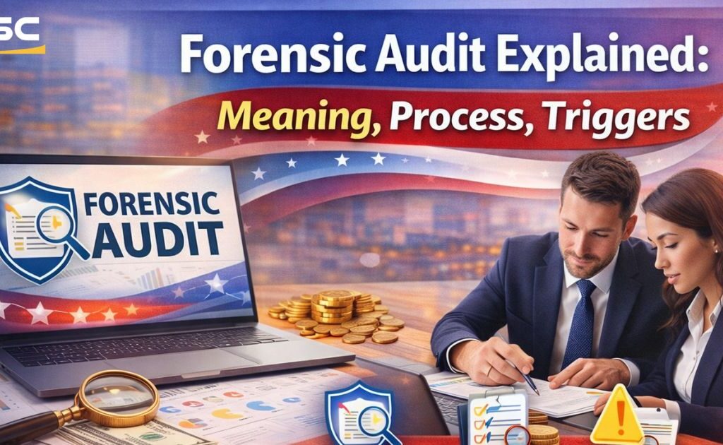 Financial professionals conducting forensic audit services to identify corporate fraud risk.