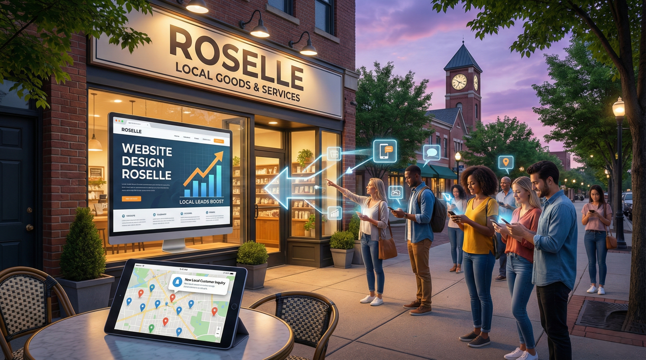 How Does Website Design Roselle Boost Local Leads?