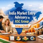 Business professionals consulting with India Entry Consultant ASC Group for India market entry strategy and regulatory compliance