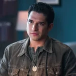 Tyler Posey wearing leather jacket in Murder In A Small Town Season 2, authentic replica jacket, black leather, stylish and trendy