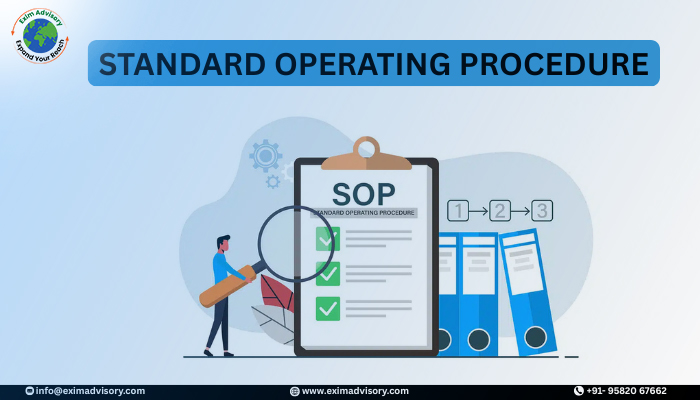Business consultants analyzing Standard Operating Procedure documents and workflow charts in a corporate meeting room to improve operational efficiency.