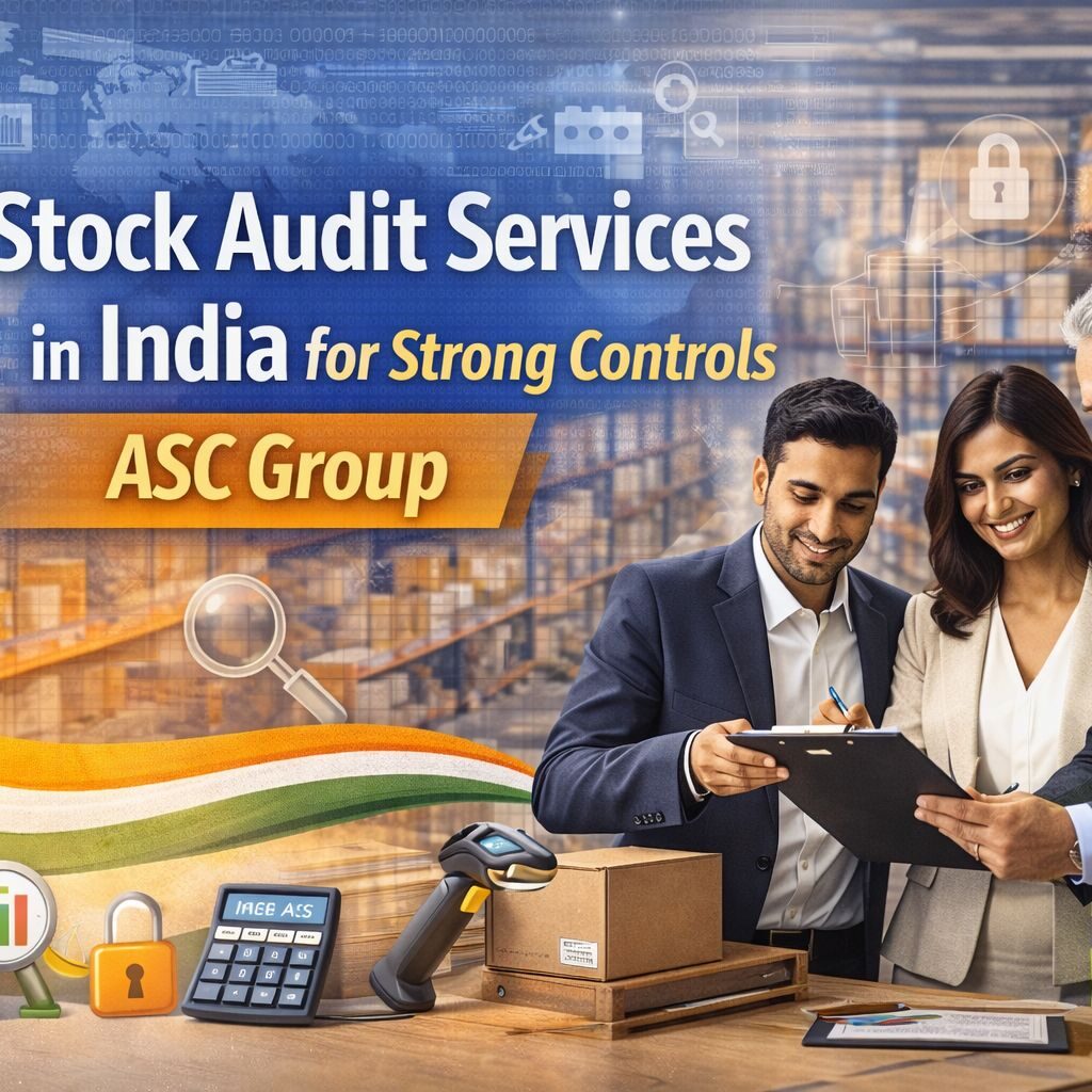 Stock audit services by ASC Group conducting physical inventory verification to fix reporting errors and reduce stock losses