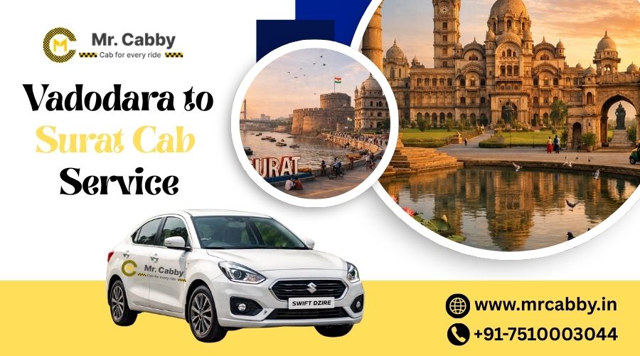 Vadodara to Surat Cab Service
