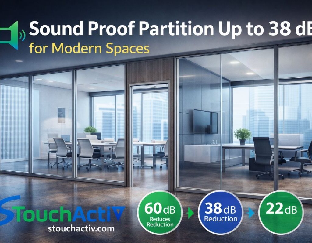 Sound Proof Partition Up to 38 dB