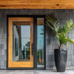 wooden entrance door which is shielddoorsandwindows product