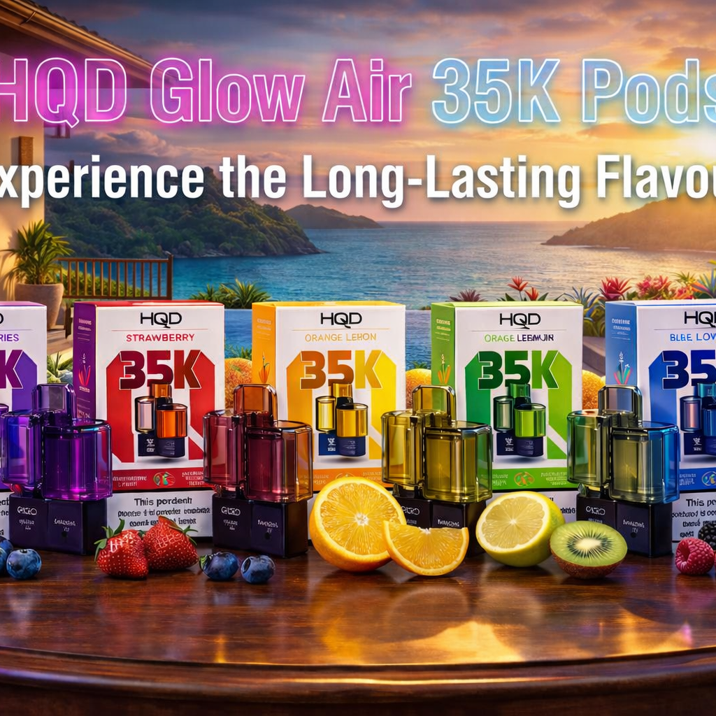 HQD Glow Air 35K Pods – Price, Flavors & 35000 Puffs Vape Review