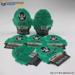 Custom die cut mylar bags