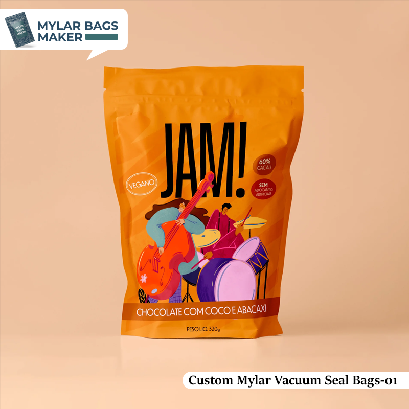 Premium Custom Mylar Vacuum Seal Bags for Businesses