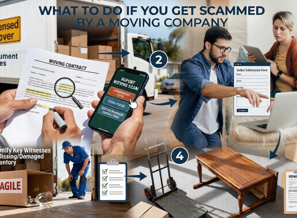 What to Do If You Get Scammed by a Moving Company