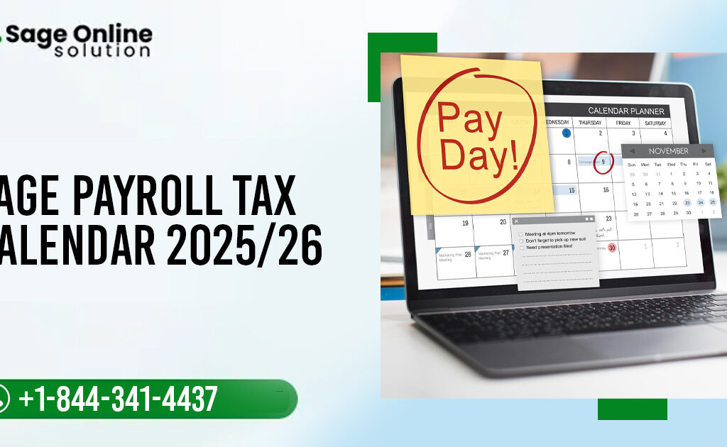sage payroll tax calendar 2025/26