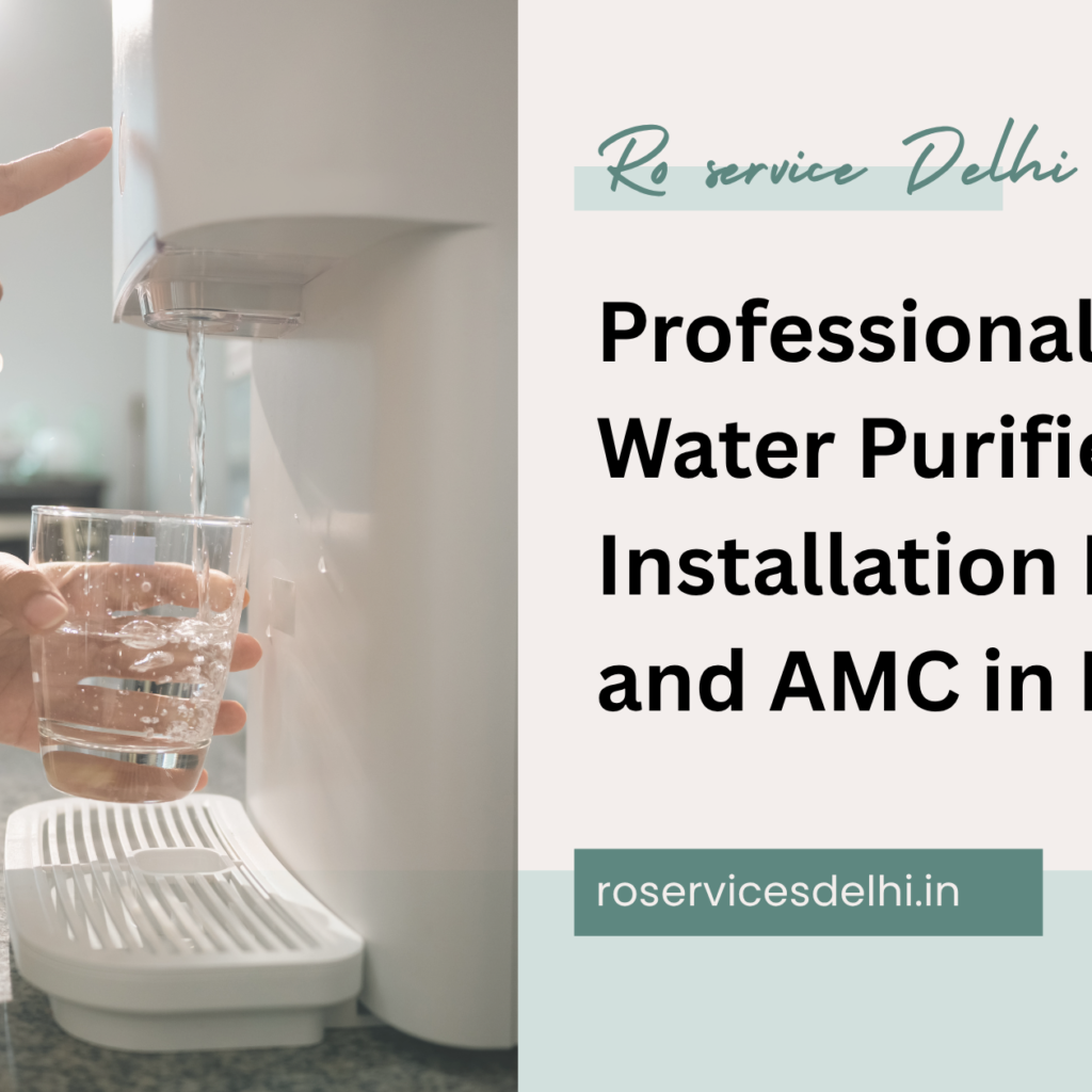 Professional RO Water Purifier Installation Repair and AMC in Delhi